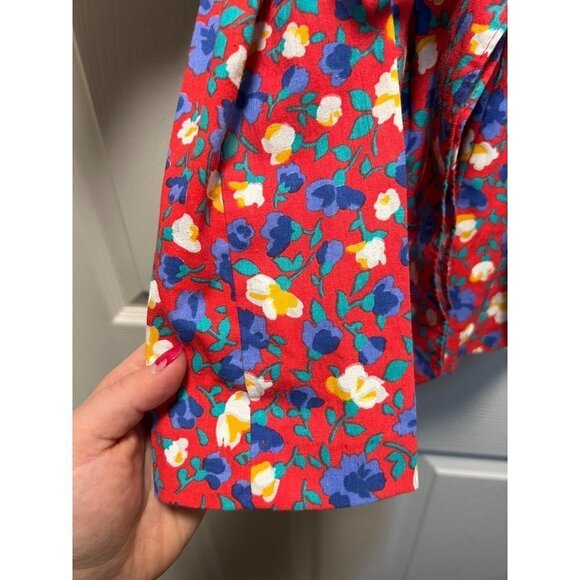 Colorful Floral Kids Casual Dress - Picture 3 of 5